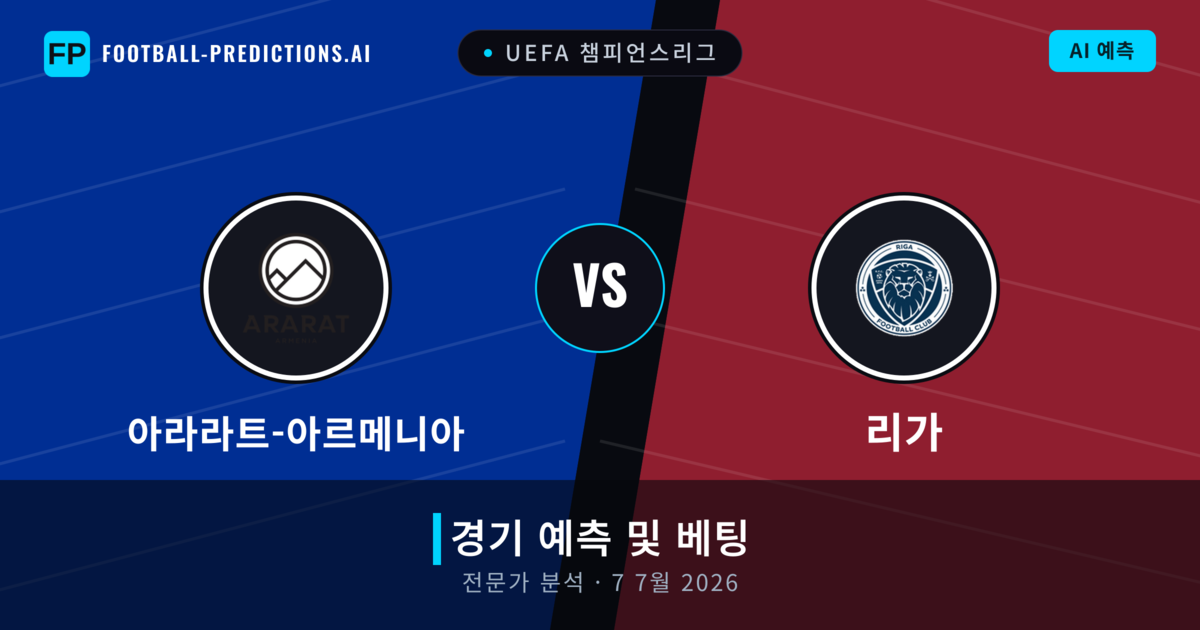 아라라트-아르메니아 대 리가 — 경기 예측 및 프리뷰
