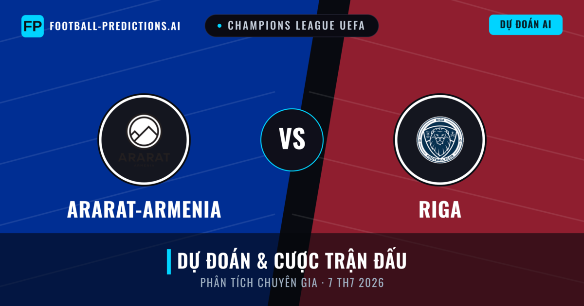 Ararat-Armenia vs Riga — dự đoán và xem trước trận đấu