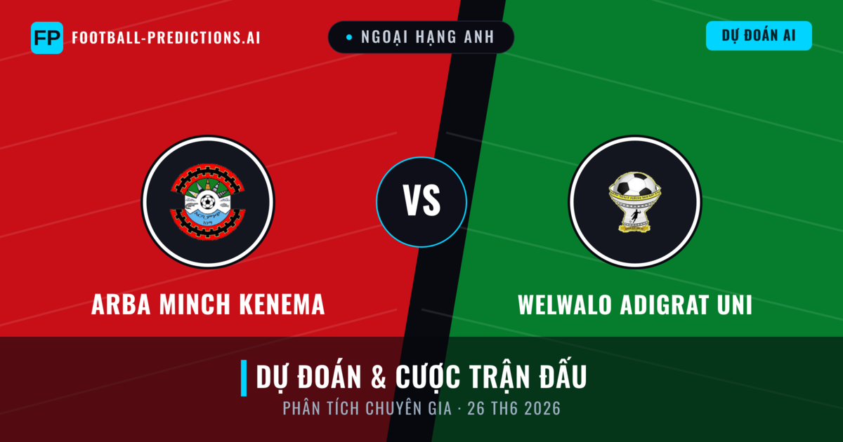 Arba Minch Kenema vs Welwalo Adigrat Uni — dự đoán và xem trước trận đấu