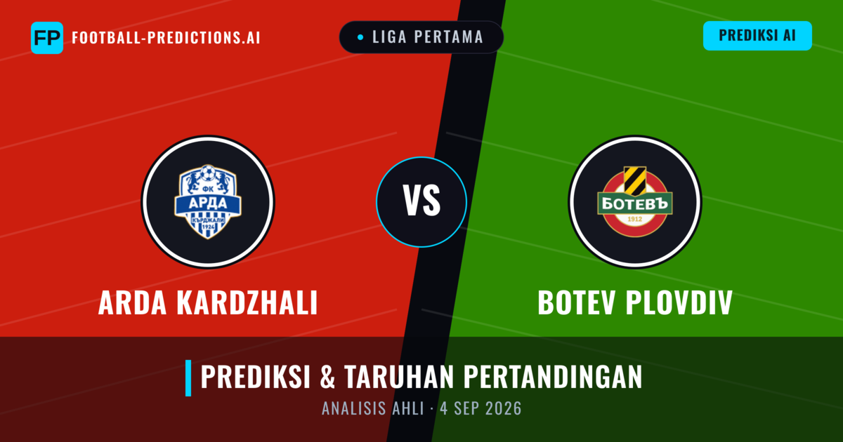 Arda Krdzhali vs Botev Plovdiv — prediksi dan pratinjau pertandingan