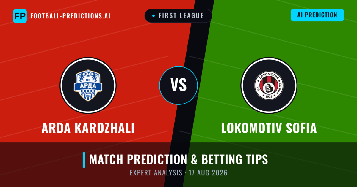 Arda Kardzhali vs Lokomotiv Sofia — match prediction & preview