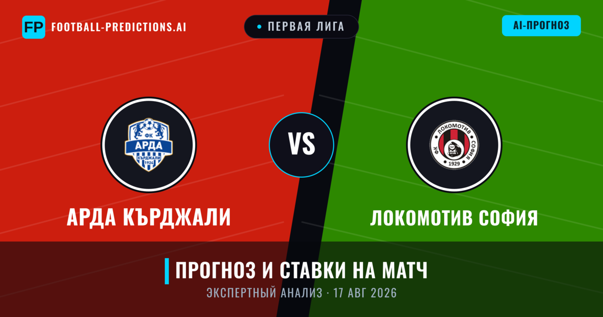 Арда Кърджали – Локомотив София — прогноз и превью матча