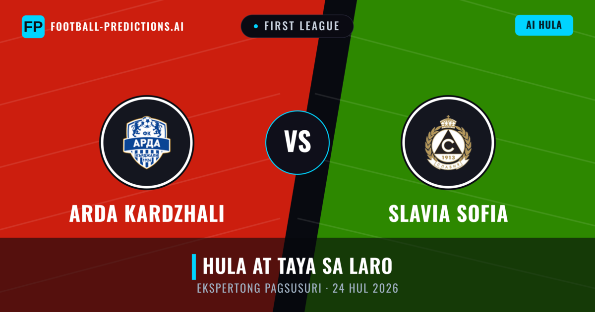 Arda Kardzhali vs Slavia Sofia — hula at preview ng laban