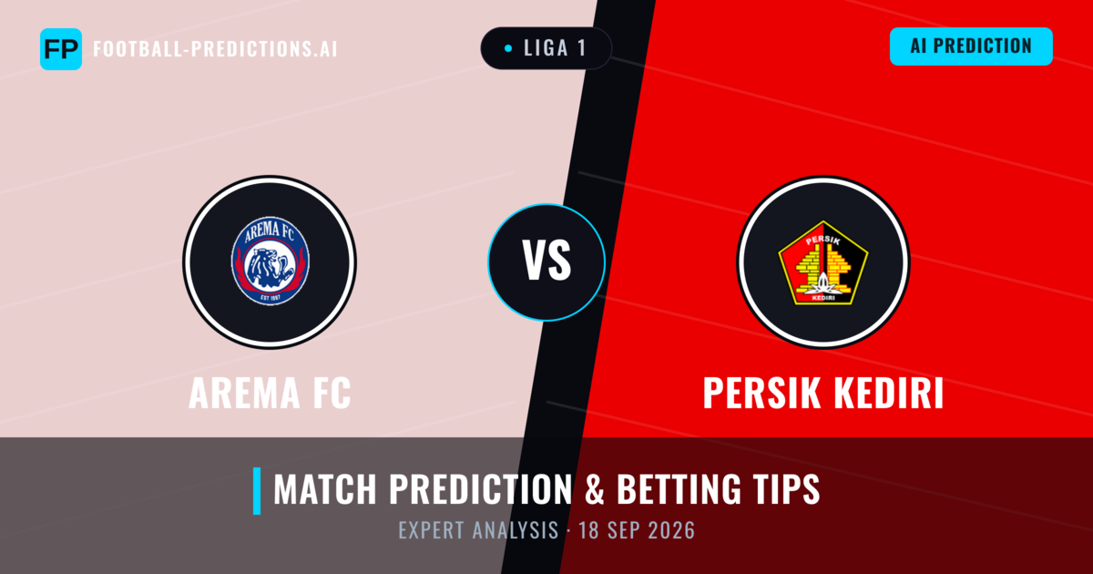 Arema FC vs Persik Kediri — match prediction & preview