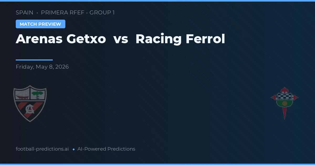 Arenas Getxo vs Racing Ferrol — hula at preview ng laban