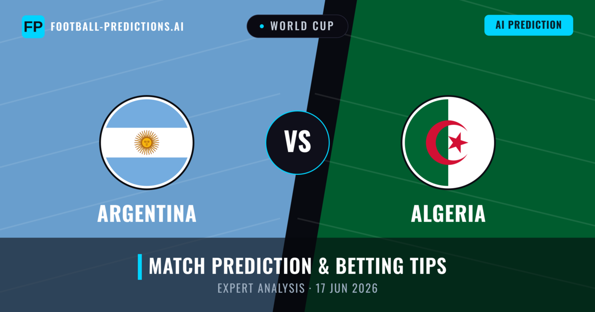 Argentina vs Algeria — match prediction & preview