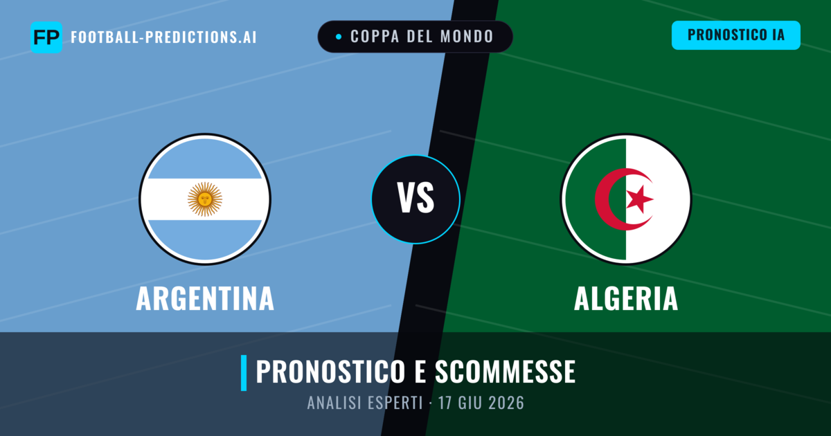 Argentina vs Algeria — pronostico e anteprima del match