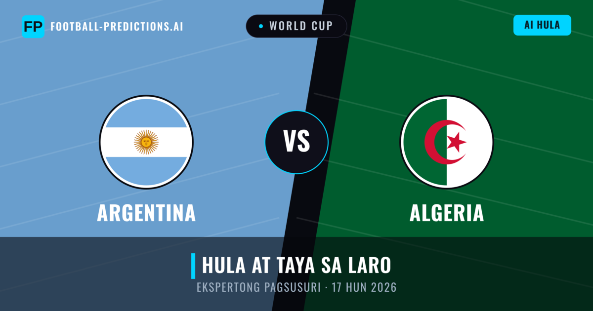 Argentina vs Algeria β hula at preview ng laban
