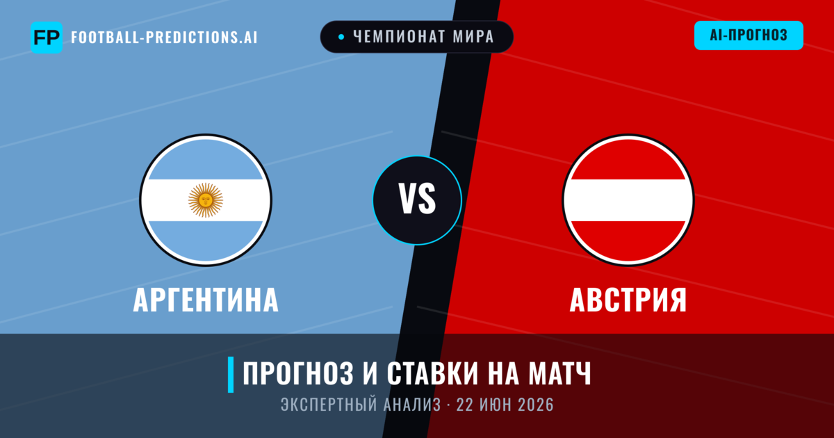 Аргентина – Австрия — прогноз и превью матча