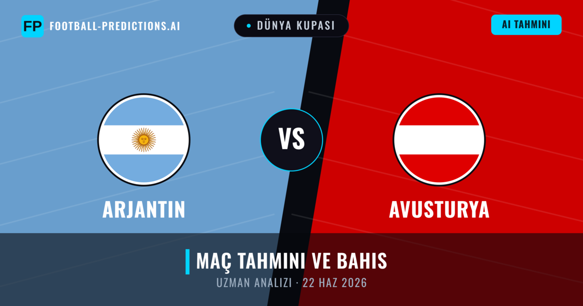 Arjantin - Avusturya — maç tahmini ve önizleme