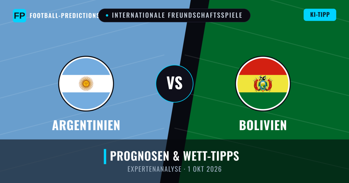 Argentinien vs Bolivien — Prognose und Spielvorschau