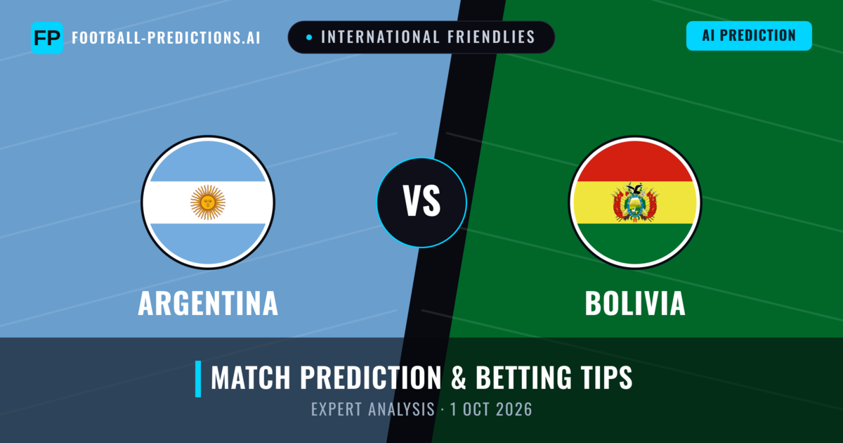 Argentina vs Bolivia — match prediction & preview