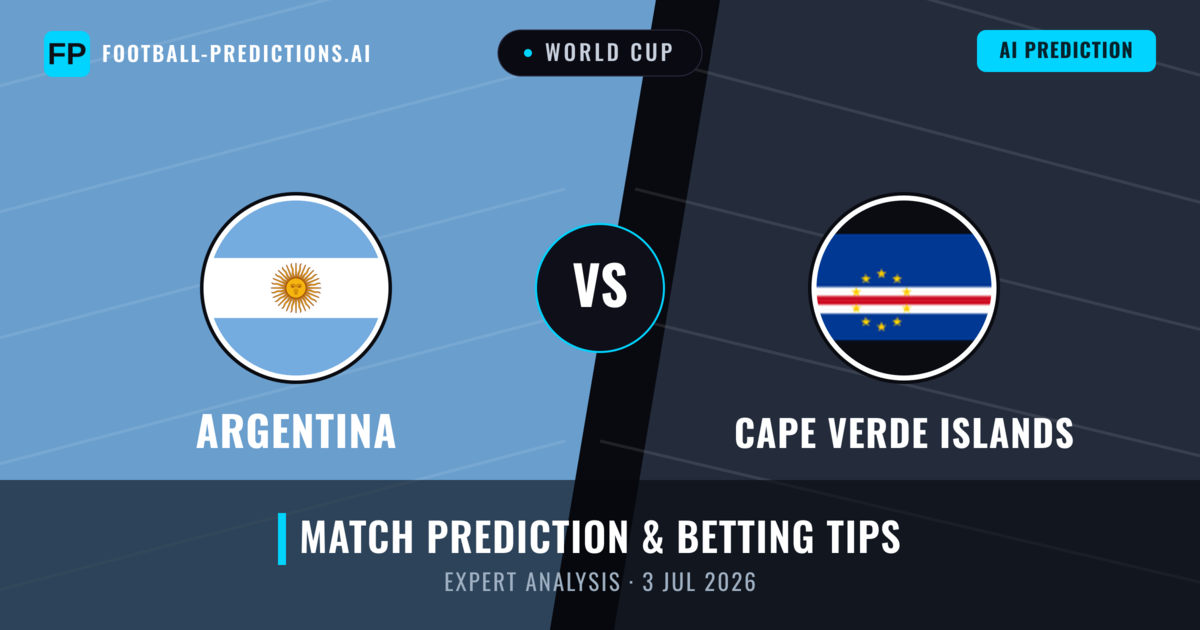 Argentina vs Cape Verde Islands โ match prediction & preview