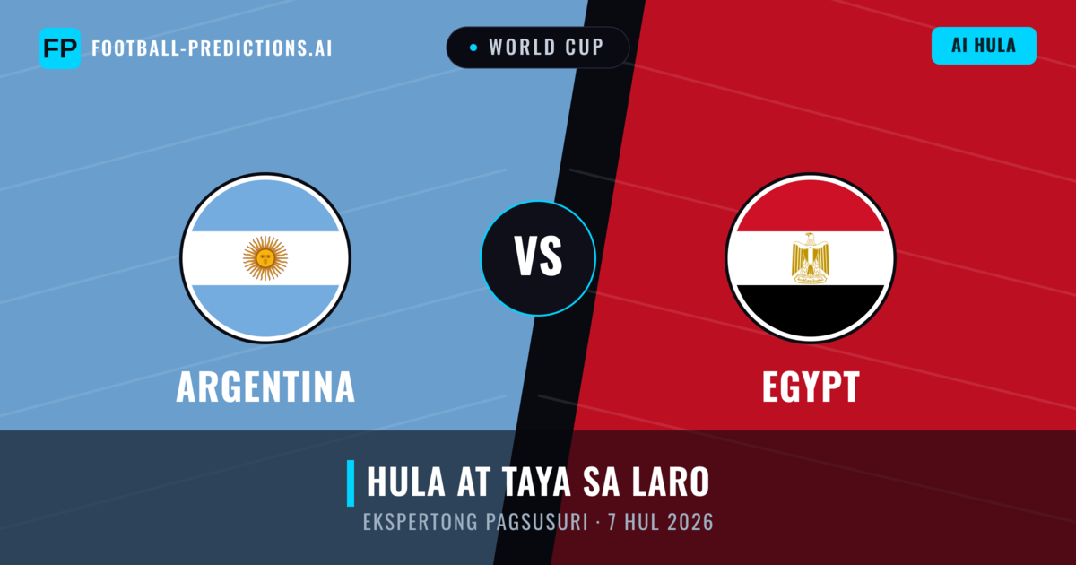 Argentina vs Egypt — hula at preview ng laban
