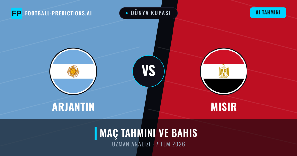 Arjantin - Mısır — maç tahmini ve önizleme