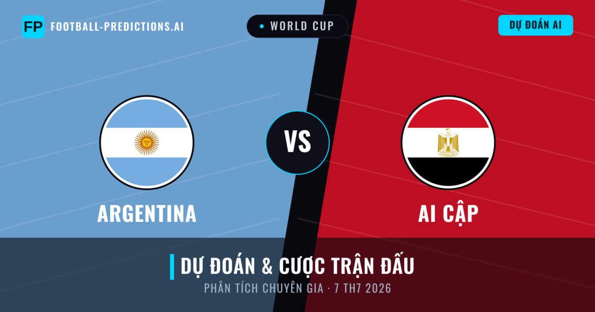 Argentina vs Ai Cập — dự đoán và xem trước trận đấu