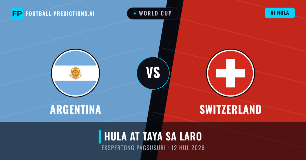 Argentina vs Switzerland — hula at preview ng laban