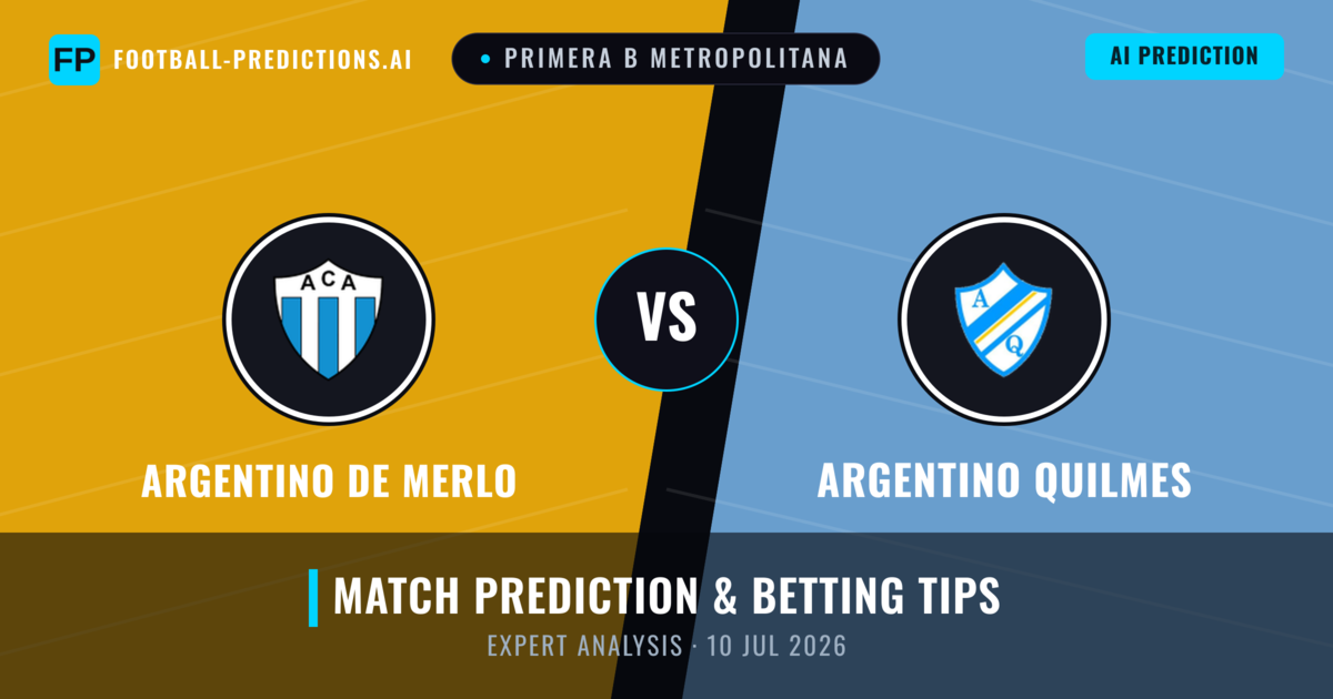 Argentino de Merlo vs Argentino Quilmes — match prediction & preview