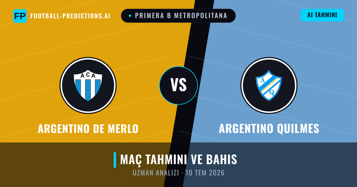 Argentino de Merlo - Argentino Quilmes — maç tahmini ve önizleme