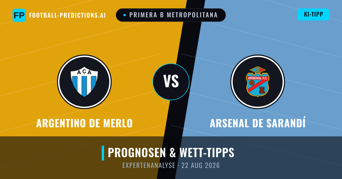 Argentino de Merlo vs Arsenal de Sarandí — Prognose und Spielvorschau