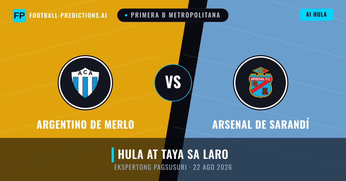 Argentino de Merlo vs Arsenal de Sarandí — hula at preview ng laban