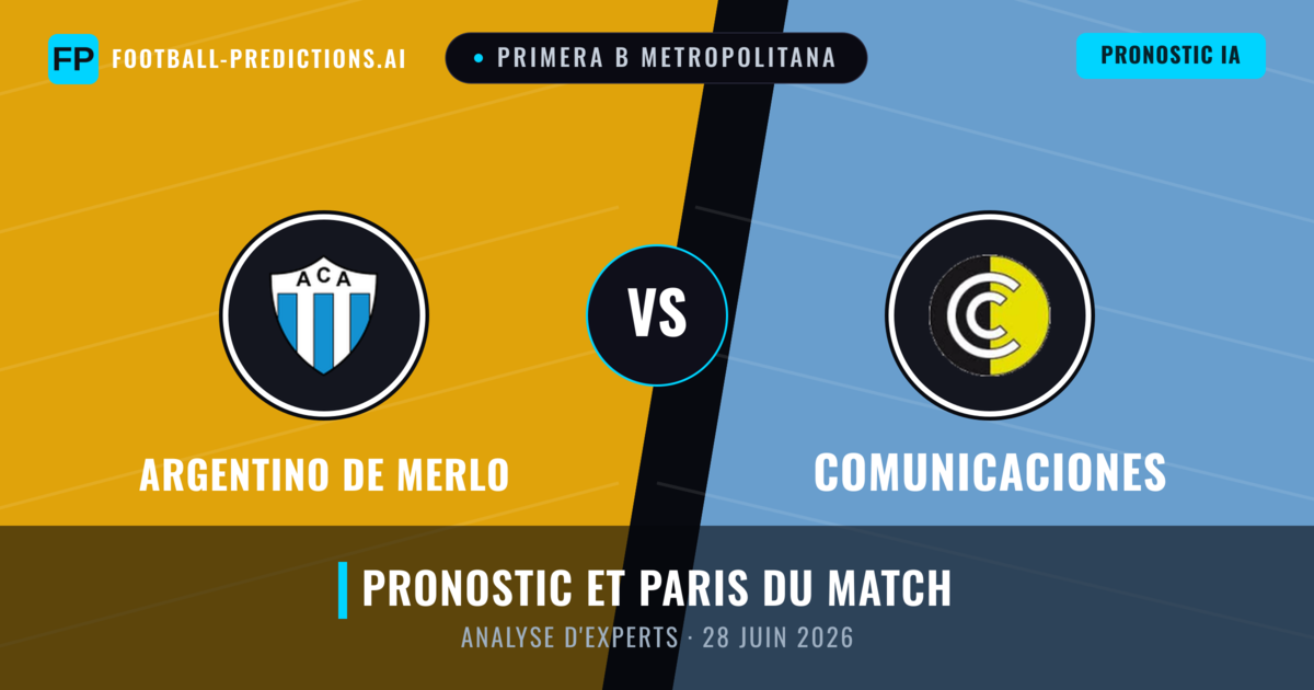 Argentino de Merlo vs Comunicaciones — pronostic et avant-match