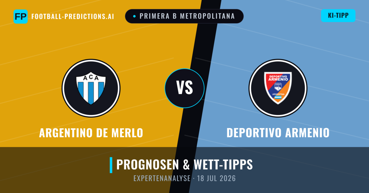 Argentino de Merlo vs Deportivo Armenio — Prognose und Spielvorschau