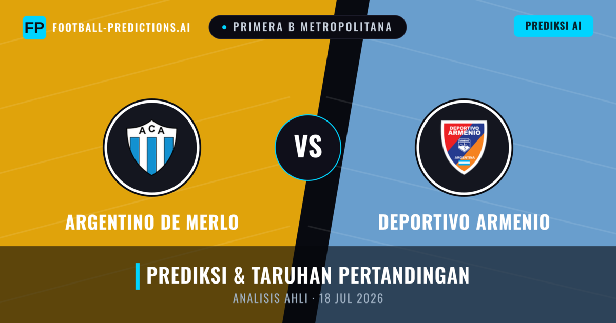 Argentino de Merlo vs Deportivo Armenio — prediksi dan pratinjau pertandingan