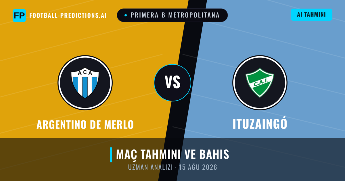 Argentino de Merlo - Ituzaingó — maç tahmini ve önizleme