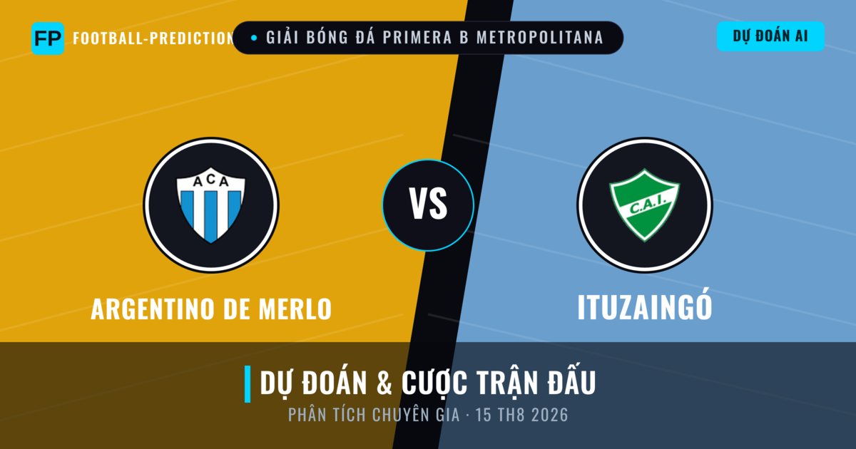 Argentino de Merlo vs Ituzaingó — dự đoán và xem trước trận đấu