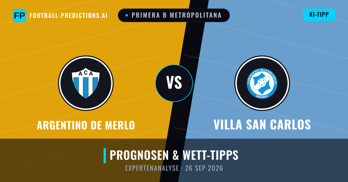 Argentino de Merlo vs Villa San Carlos — Prognose und Spielvorschau