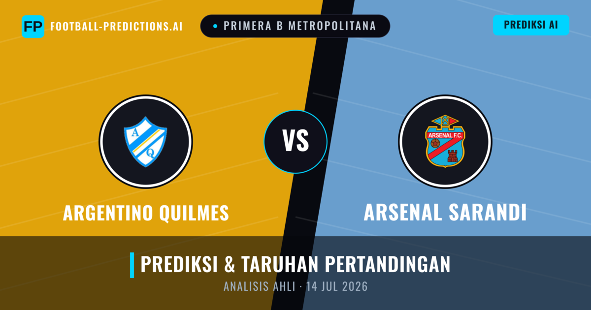 Argentino Quilmes vs Arsenal Sarandí — prediksi dan pratinjau pertandingan