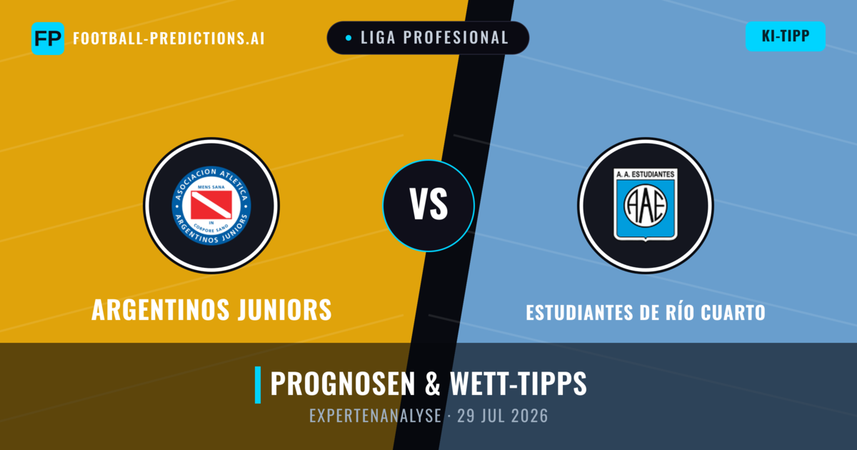 Argentinos Juniors vs Estudiantes de Río Cuarto — Prognose und Spielvorschau