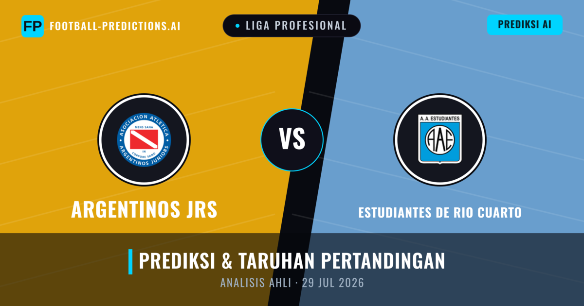 Argentinos Juniors vs Estudiantes de Río Cuarto — prediksi dan pratinjau pertandingan
