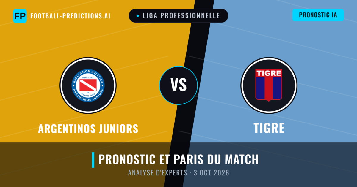 Argentinos Juniors vs Tigre — pronostic et avant-match