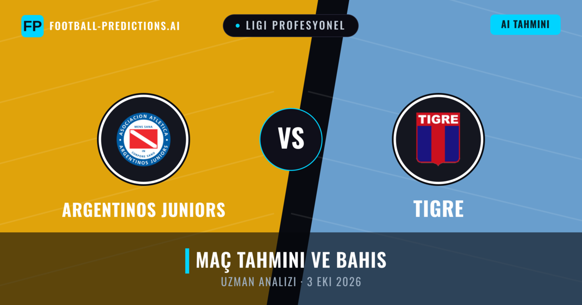 Argentinos Juniors - Tigre — maç tahmini ve önizleme