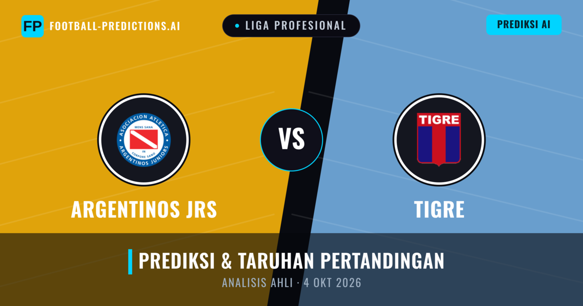 Argentinos Juniors vs Tigre — prediksi dan pratinjau pertandingan