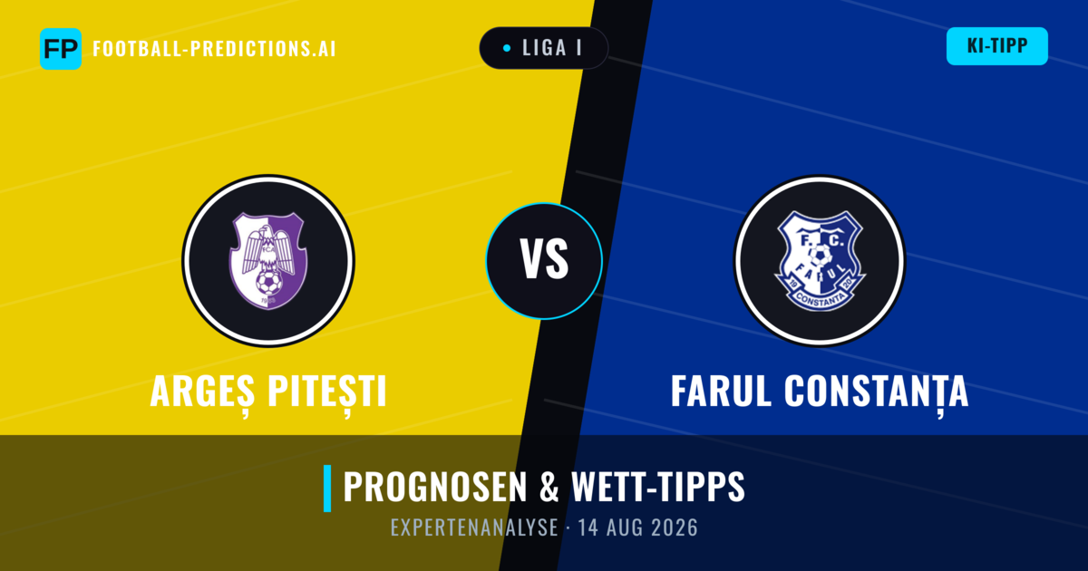 Argeș Pitești vs Farul Constanța — Prognose und Spielvorschau