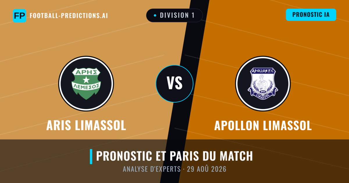 Aris Limassol vs Apollon Limassol — pronostic et avant-match