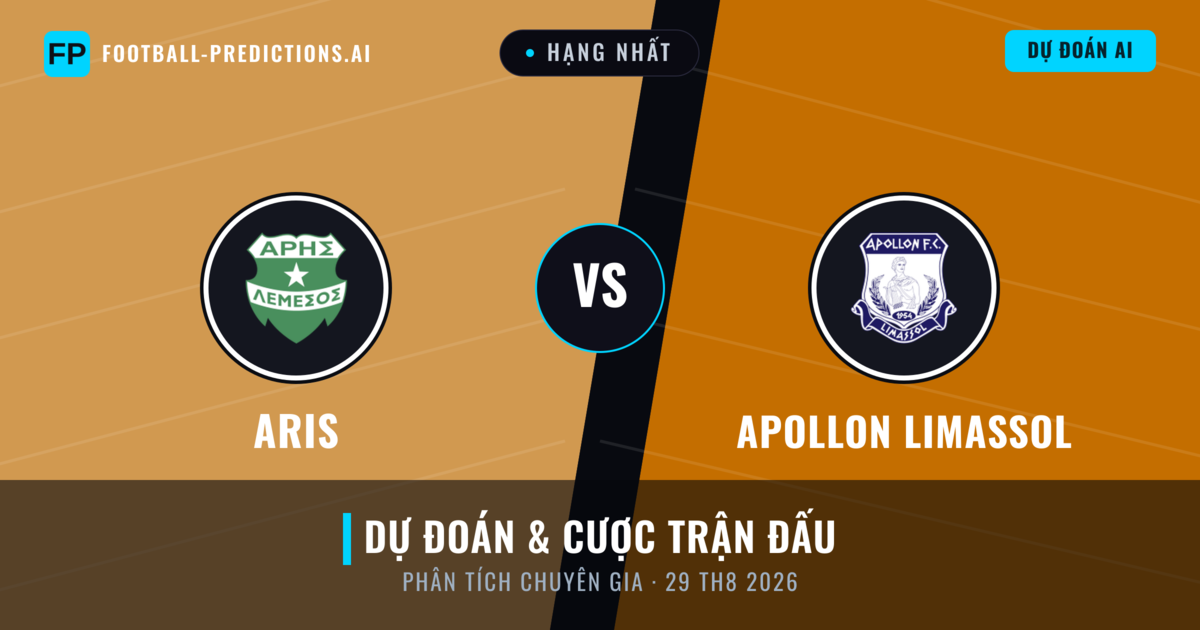 Aris vs Apollon Limassol — dự đoán và xem trước trận đấu