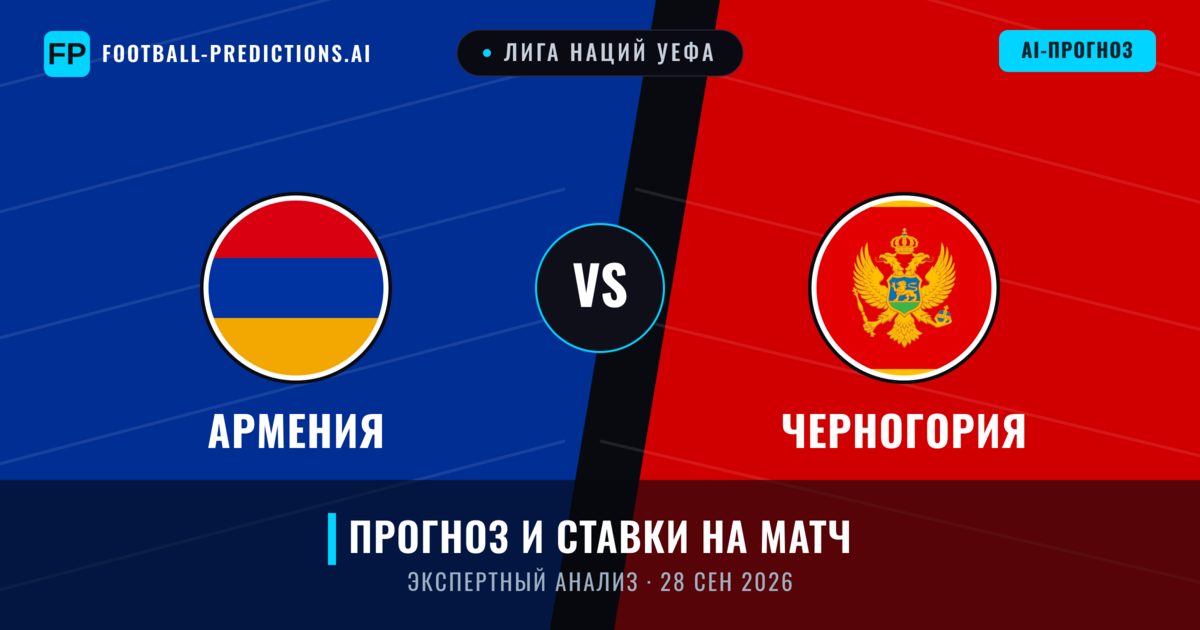 Армения – Черногория — прогноз и превью матча
