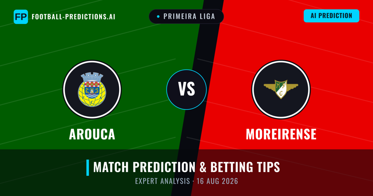 Arouca vs Moreirense — match prediction & preview