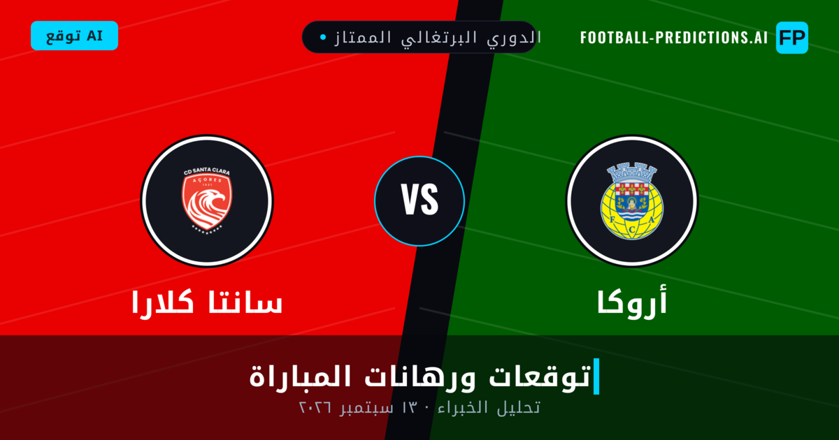 أروكا ضد سانتا كلارا — توقعات ومعاينة المباراة