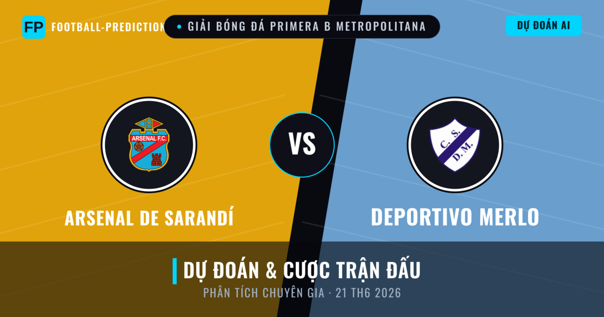Arsenal de Sarandí vs Deportivo Merlo — dự đoán và xem trước trận đấu