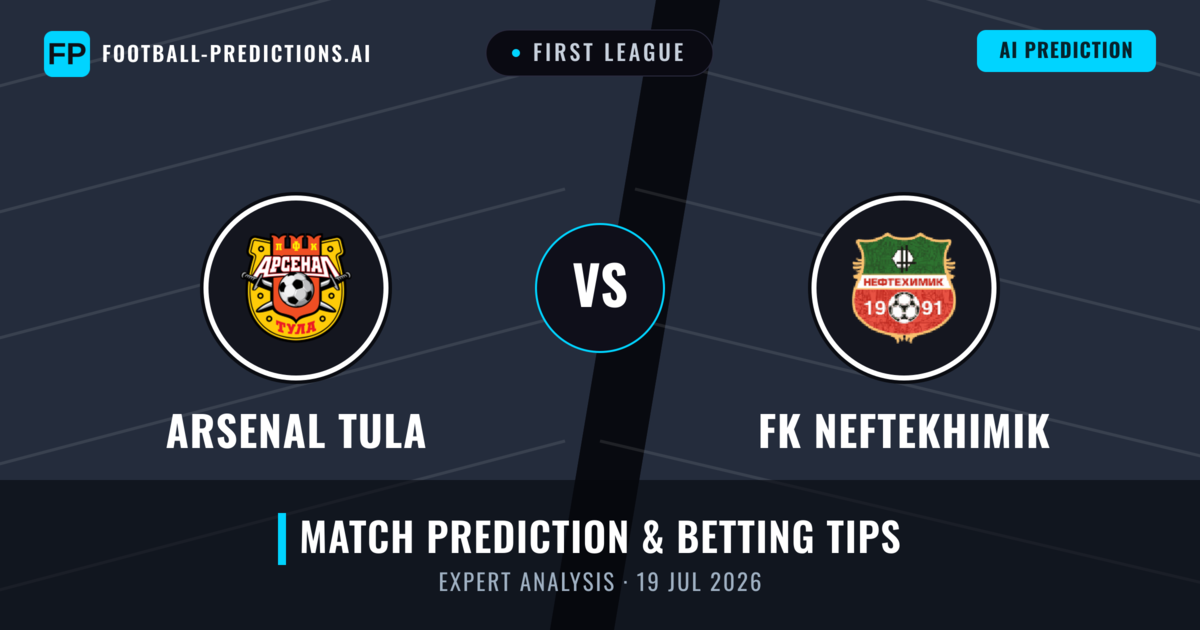 Arsenal Tula vs FK Neftekhimik — match prediction & preview