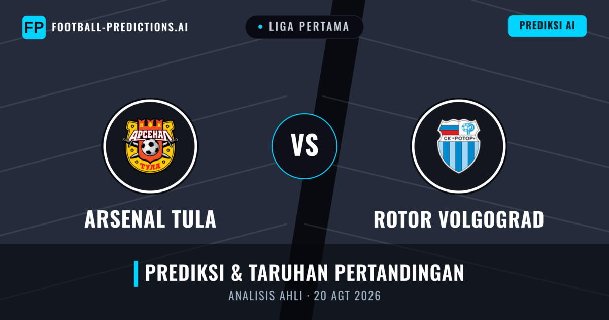 Arsenal Tula vs Rotor Volgograd — prediksi dan pratinjau pertandingan