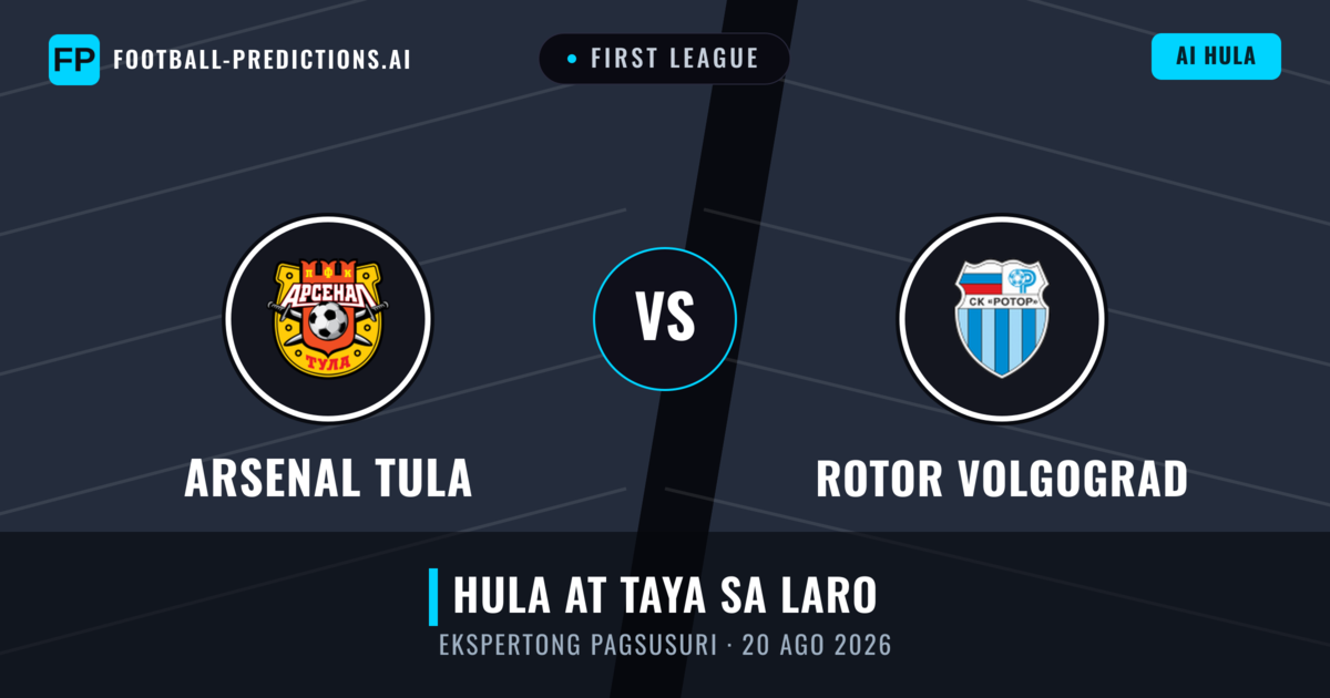 Arsenal Tula vs Rotor Volgograd — hula at preview ng laban