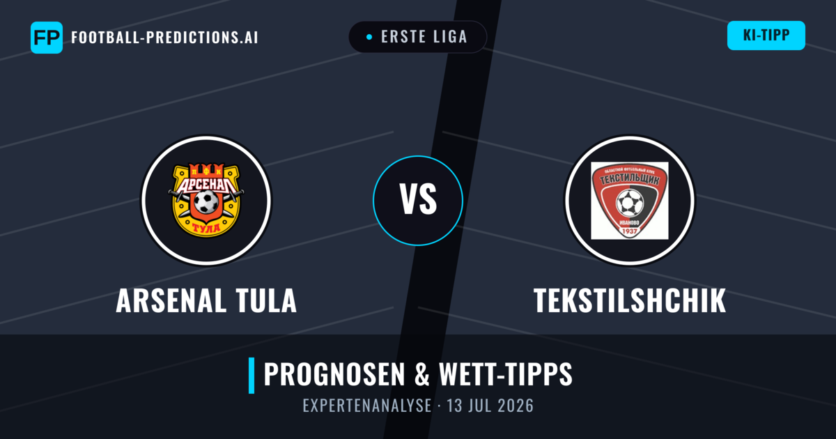 Arsenal Tula vs Tekstilshchik — Prognose und Spielvorschau