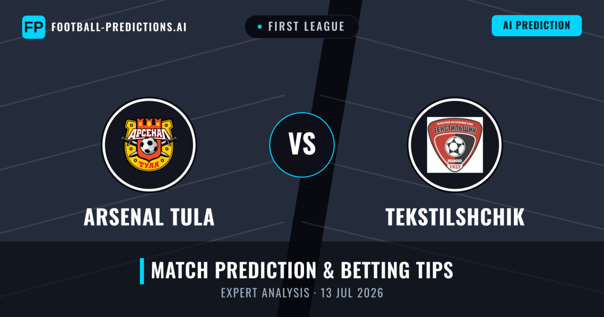 Arsenal Tula vs Tekstilshchik — match prediction & preview