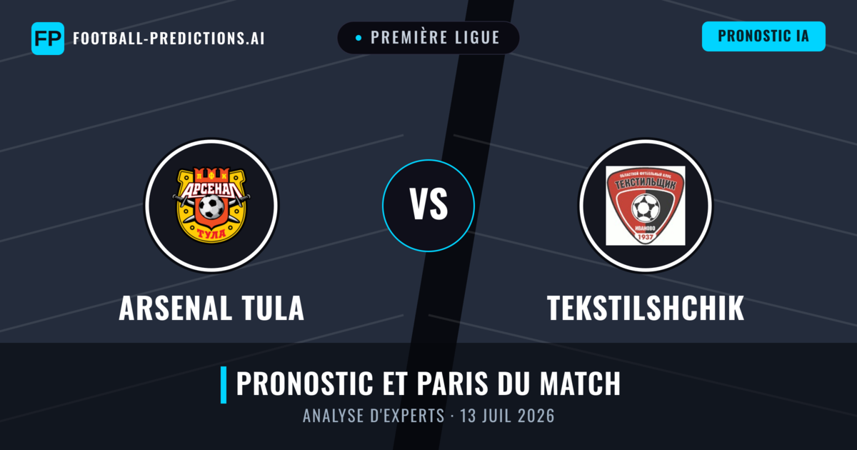 Arsenal Tula vs Tekstilshchik — pronostic et avant-match